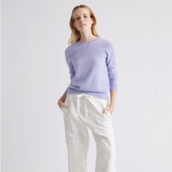 Quince Sweaters - Quince crewneck cashmere sweater wisteria